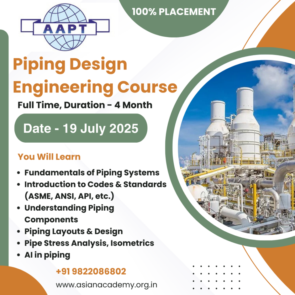 Piping Design Engineering Course in Pune